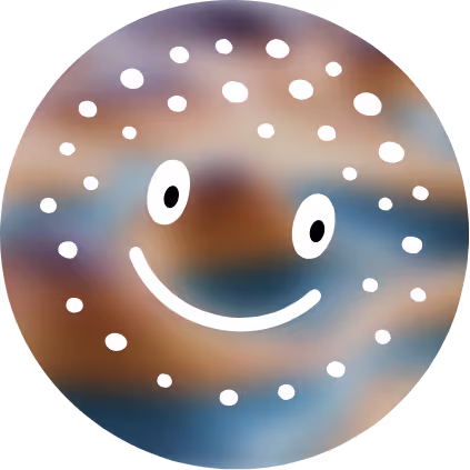 Digital Crumpets Smily Crumpet Colourful